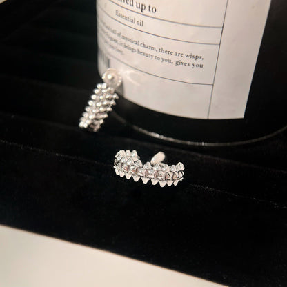 [AuraEcho]CLASH SMALL HOOP EARRINGS