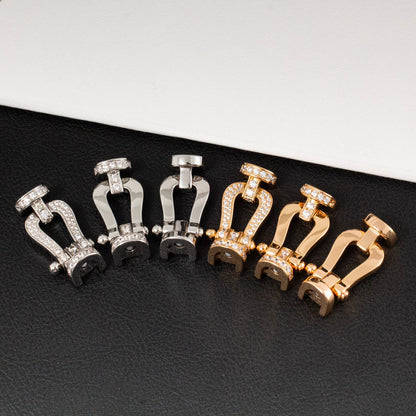[AuraEcho]FORCE LARGE HORSESHOE NO DIAMOND BRACELET SILVER