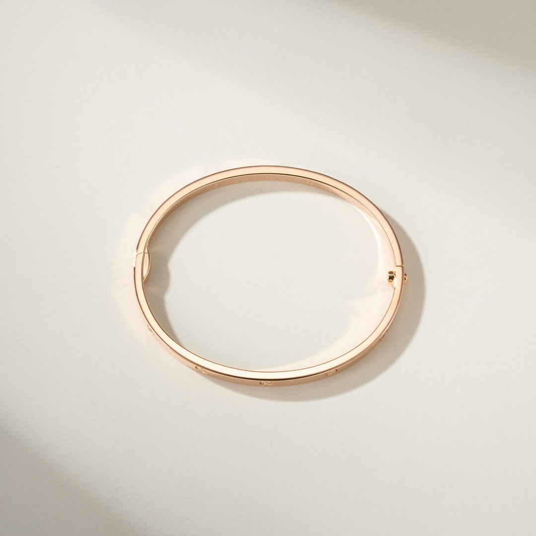 [AuraEcho]LOVE BRACELET 3.65MM 6 DIAMONDS