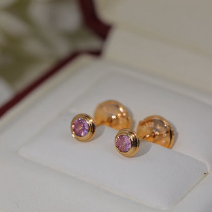 [AuraEcho]DAMOUR PING DIAMOND EARRINGS