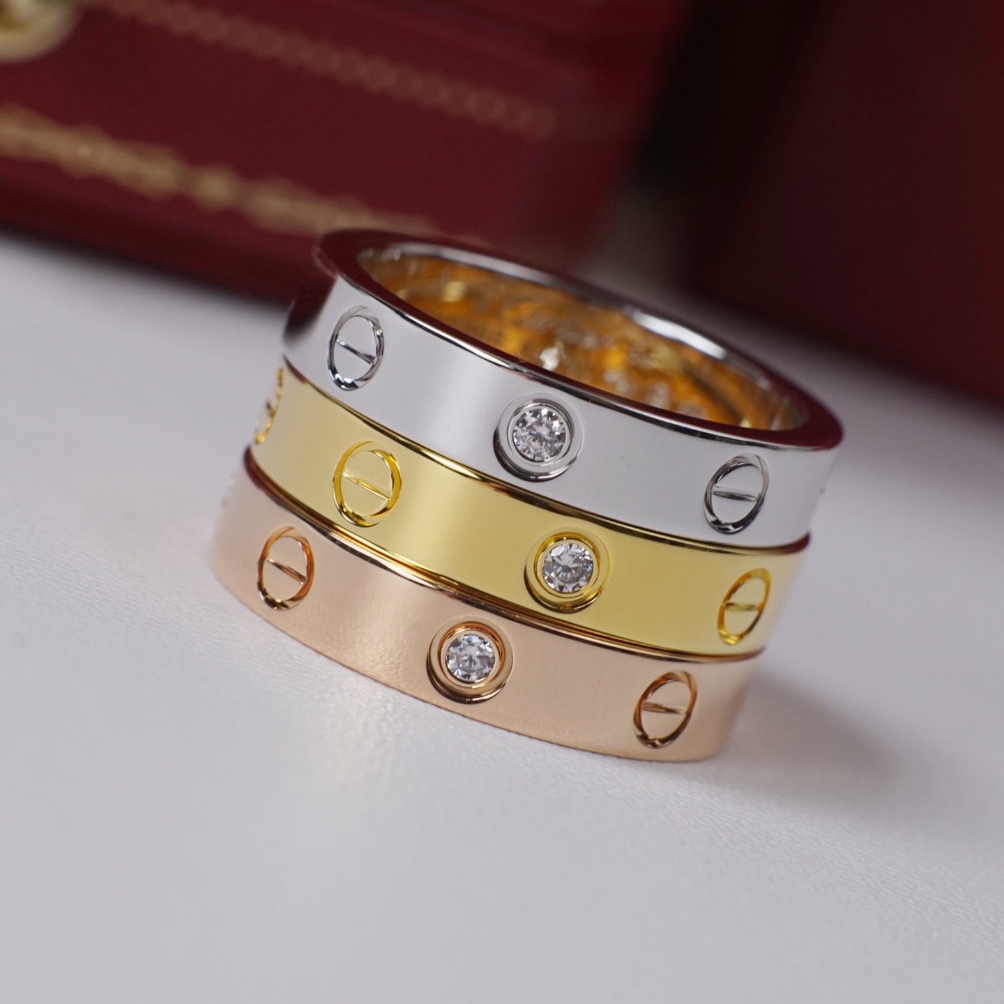 [AuraEcho]LOVE 4MM 1 DIAMOND RING