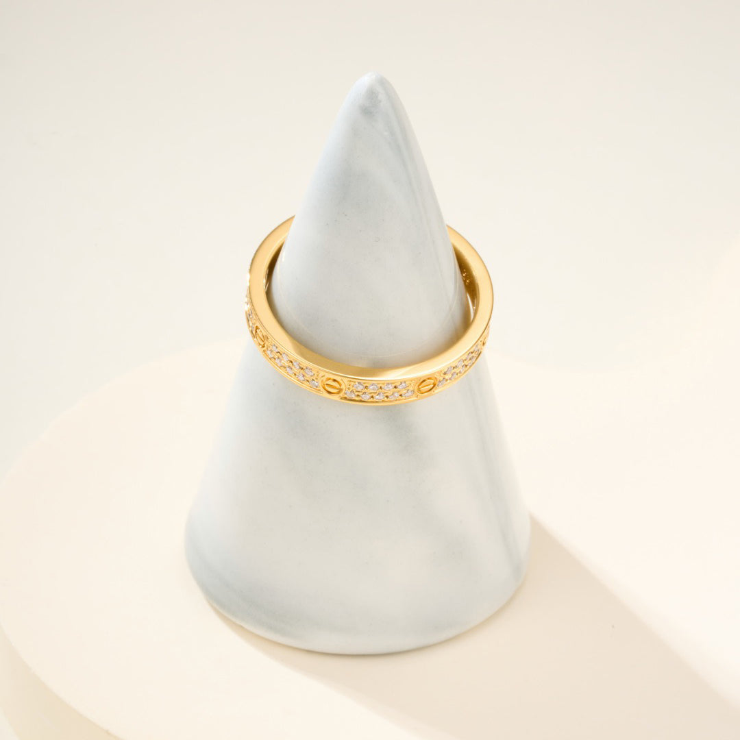 [AuraEcho]LOVE RING 2.65MM DIAMOND