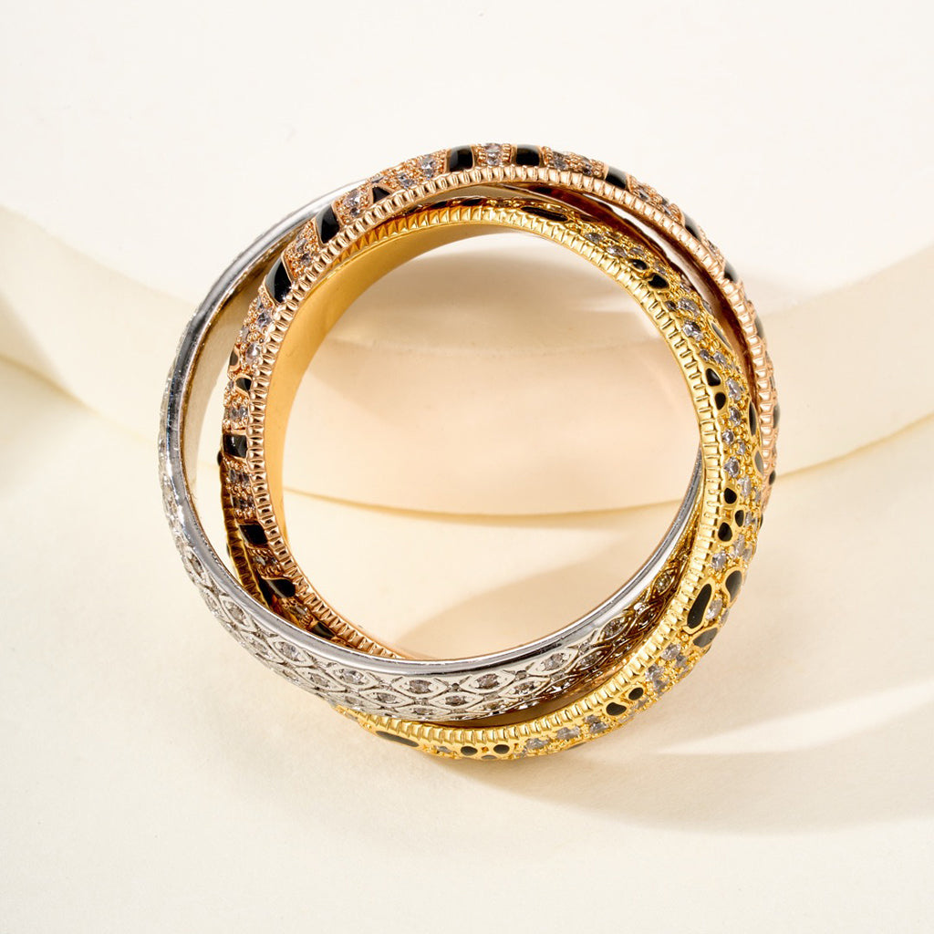 [AuraEcho]TRINITY  RING LEOPARD PRINT