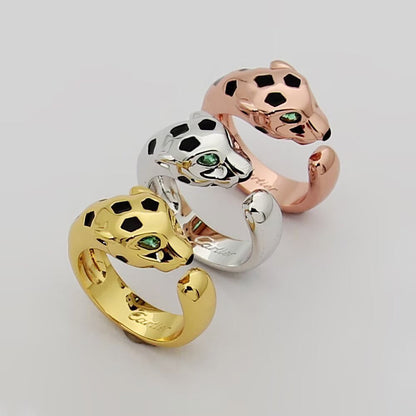[AuraEcho]PANTHERE SPOTTED MEDIUM RING