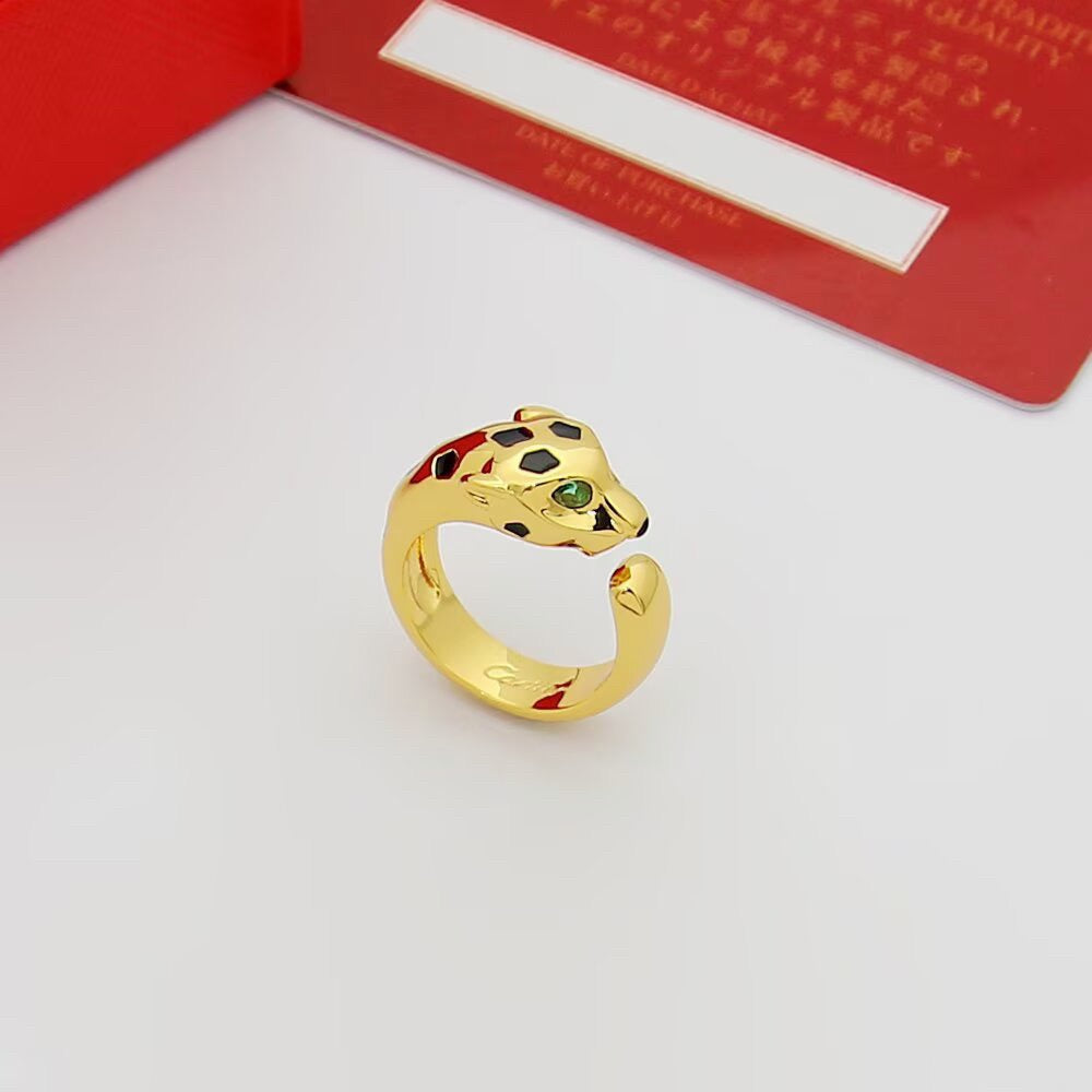 [AuraEcho]PANTHERE SPOTTED MEDIUM RING