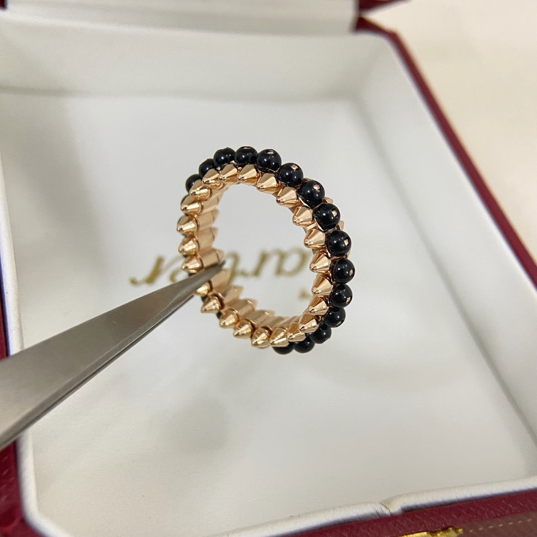 [AuraEcho]CLASH 7.9MM AGATE CHALCEDONY RING