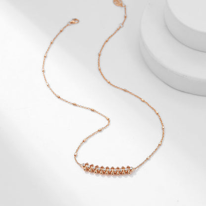 [AuraEcho]CLASH  MEDIUM DIAMOND NECKLACE