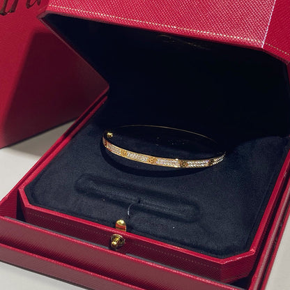 [AuraEcho]LOVE BRACELET 3.65MM DIAMOND-PAVED