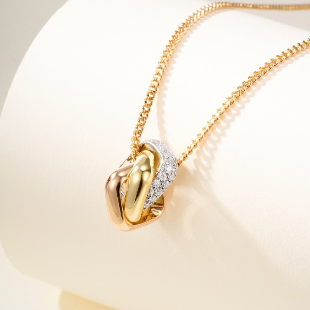 [AuraEcho]TRINITY CUSHION NECKLACE COLLECTION
