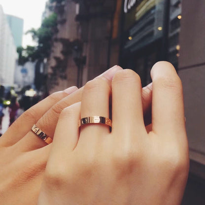 [AuraEcho]LOVE RING 3.6 MM NO DIAMOND