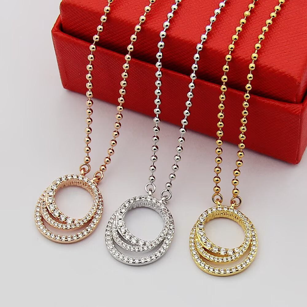 [AuraEcho]ETINCELLE  FULL DIAMOND NECKLACE