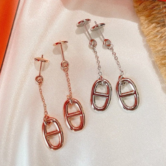 [AuraEcho]CHAINE TASSEL EARRINGS