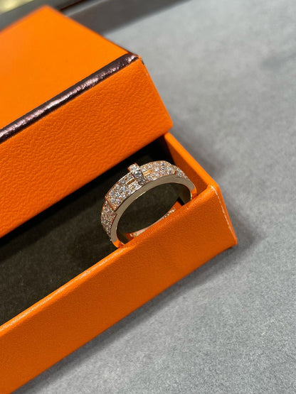 [AuraEcho]KELLY PINK GOLD DIAMOND RING