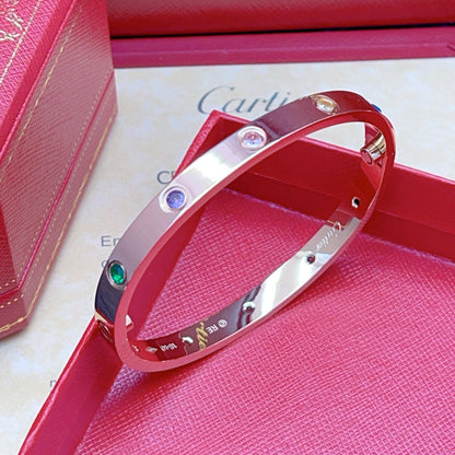 [AuraEcho]2026 RAINBOW LOVE BRACELET 6.1MM  10 DIAMONDS