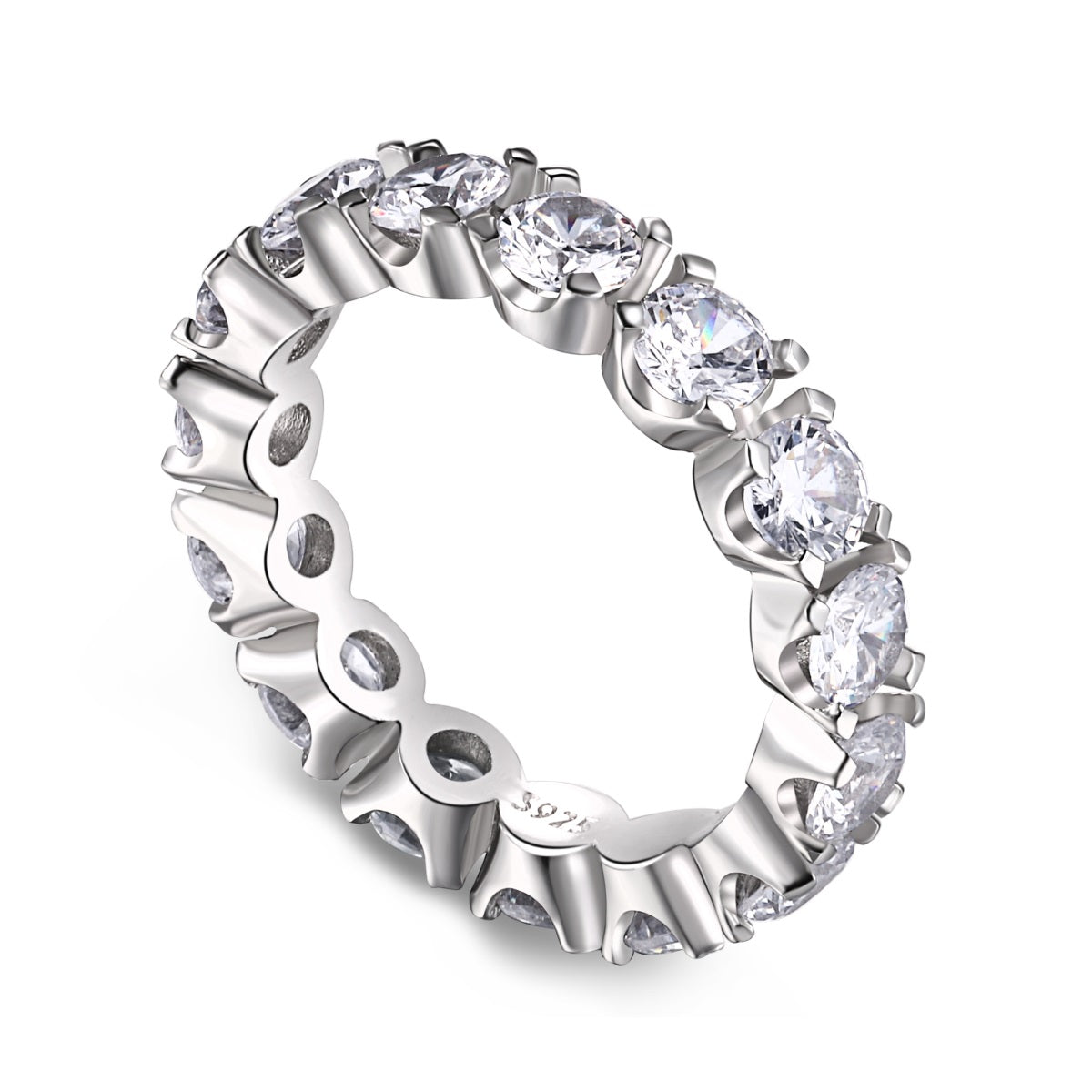 [AuraEcho]Eternity Round Cut Tennis Ring