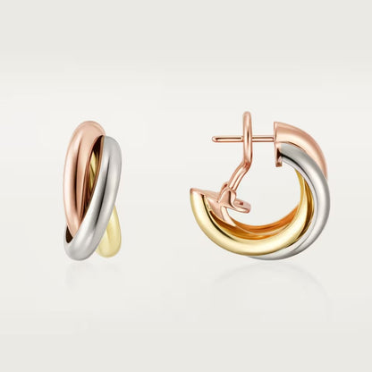 [AuraEcho]TRINITY ON DIAMOND CLASSIC EARRINGS
