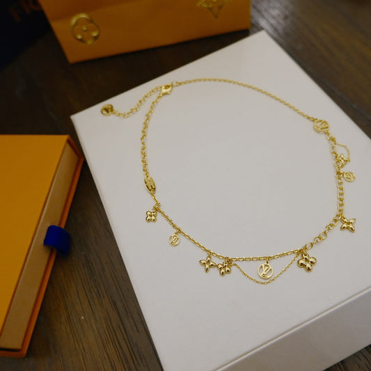[AuraEcho]AuraEchoING SUPPLE NECKLACE BRASS