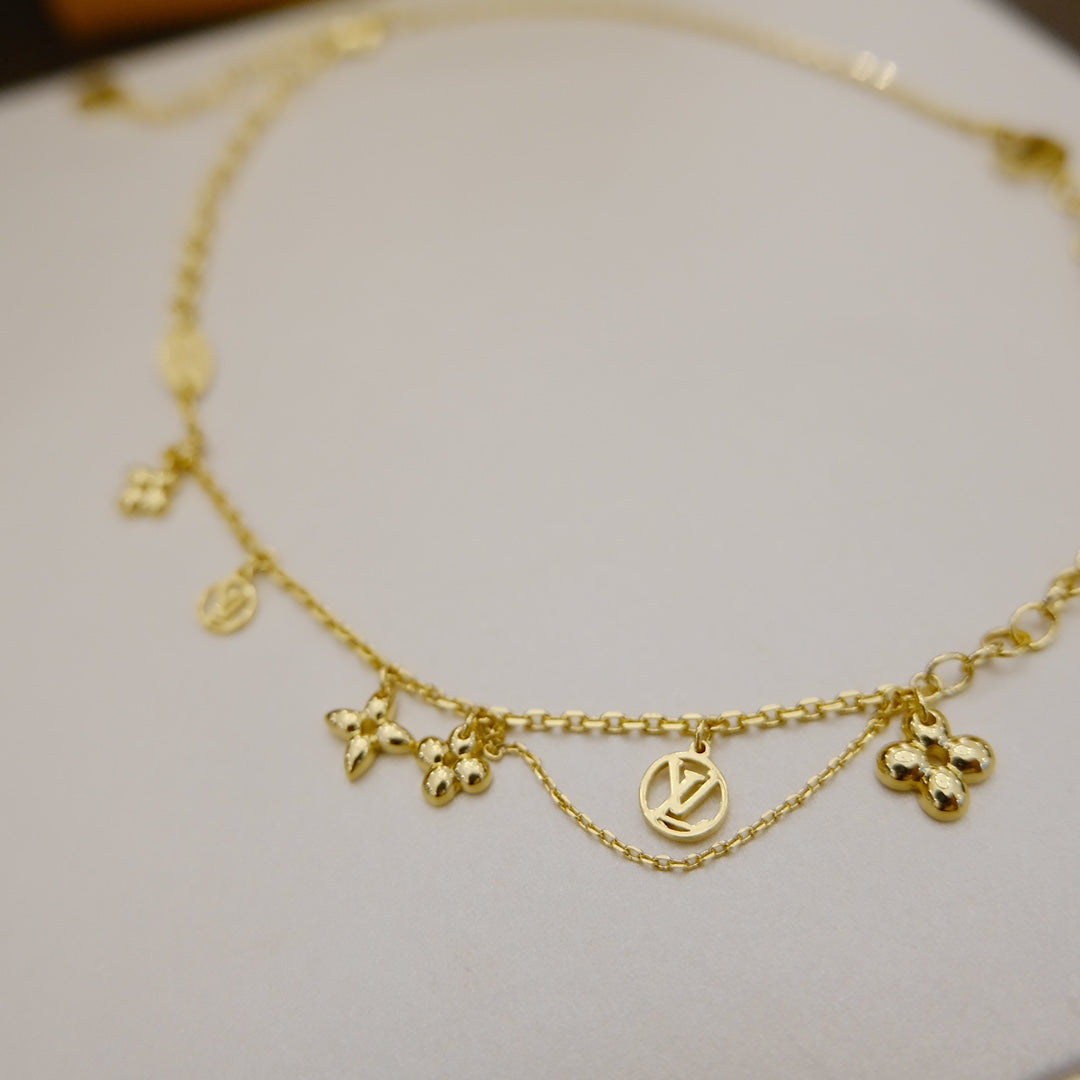 [AuraEcho]AuraEchoING SUPPLE NECKLACE BRASS