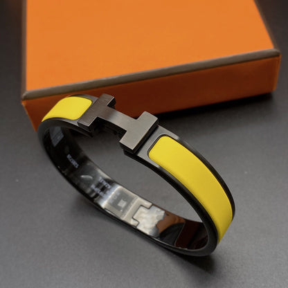[AuraEcho]CLIC HM SO BLACK YELLOW BRACELET