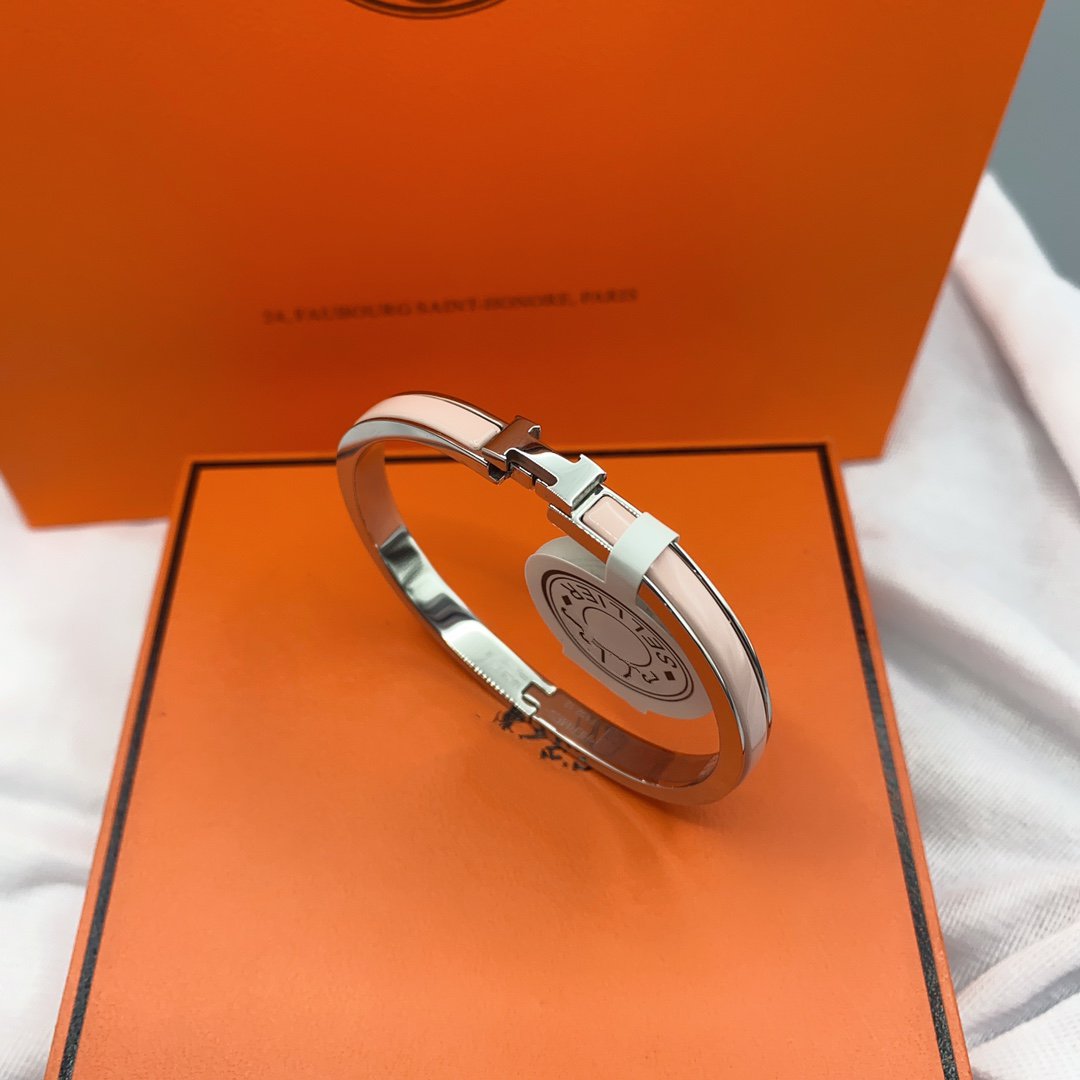 [AuraEcho]CLASSIC HM CLIC  PINK 8MM ENAMEL BRACELET