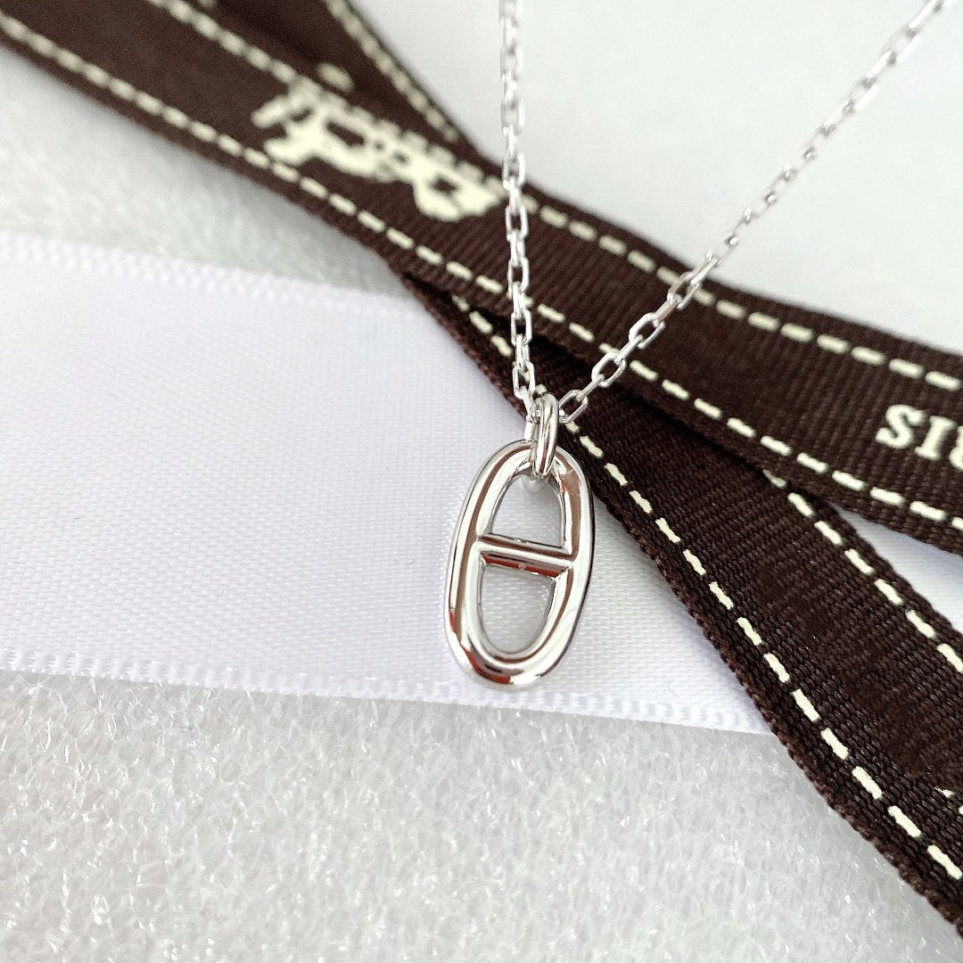 [AuraEcho]HM PIG NOSE NECKLACE