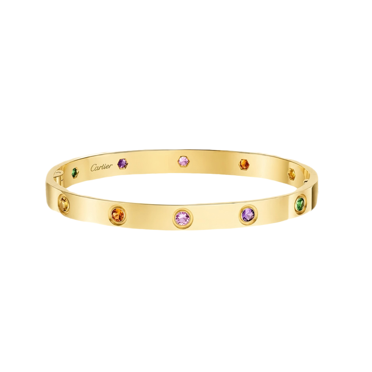 [AuraEcho]2026 RAINBOW LOVE BRACELET 6.1MM  10 DIAMONDS
