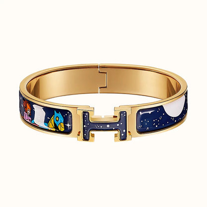 [AuraEcho]H STAR AND MOON BRACELET 12MM