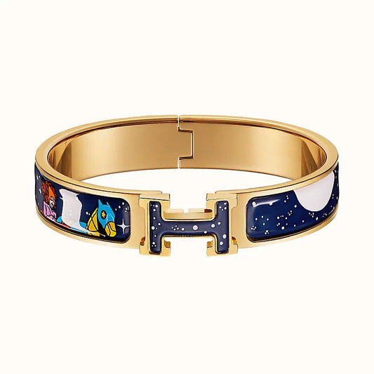 [AuraEcho]H STAR AND MOON BRACELET 12MM