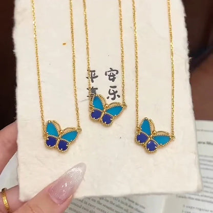 [AuraEcho] 2026 NEW LUCKY BUTTERFLY 1 MOTIFS NECKLACE