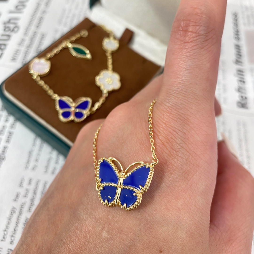 [AuraEcho] 2026 NEW LUCKY BUTTERFLY 1 MOTIFS NECKLACE