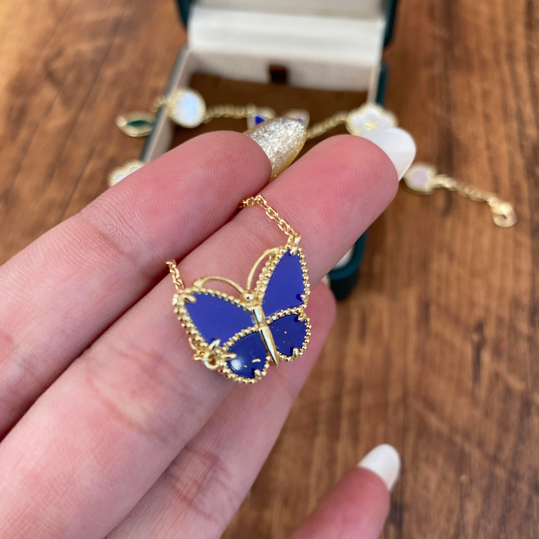 [AuraEcho] 2026 NEW LUCKY BUTTERFLY 1 MOTIFS NECKLACE
