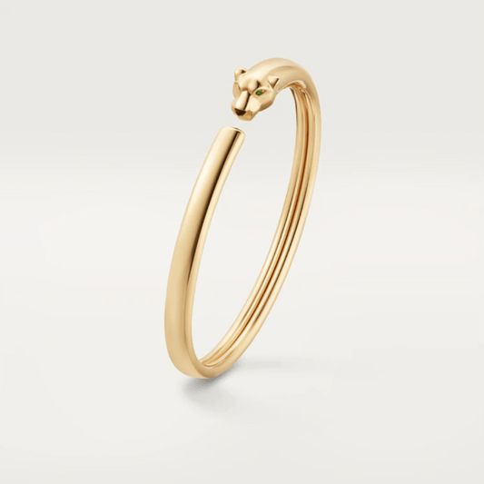 [AuraEcho]PANTHERE GOLD OPEN BRACELET