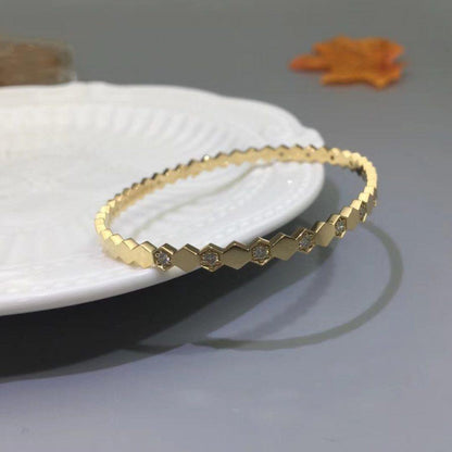 [AuraEcho]BEE LOVE GOLD DIAMOND BRACELET