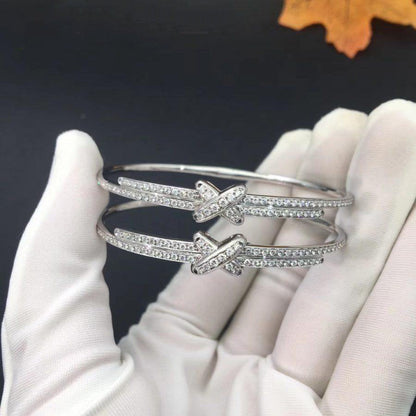 [AuraEcho]JEUX DE BRACELET DIAMONDS SILVER