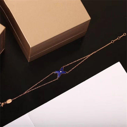 [AuraEcho]Hollow Design Four-Leaf Clover Flower Shape Ring