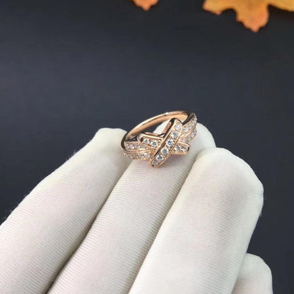 [AuraEcho]JEUX DE RING PINK GOLD DIAMOND
