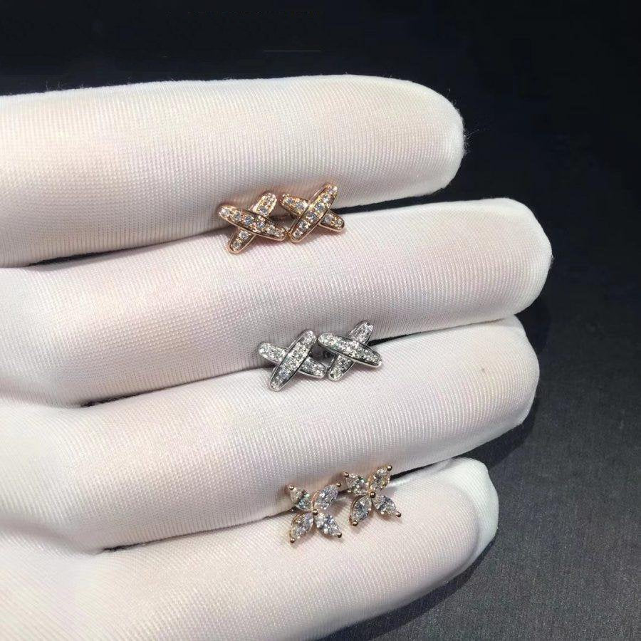 [AuraEcho]JEUX DE DIAMOND EARRINGS