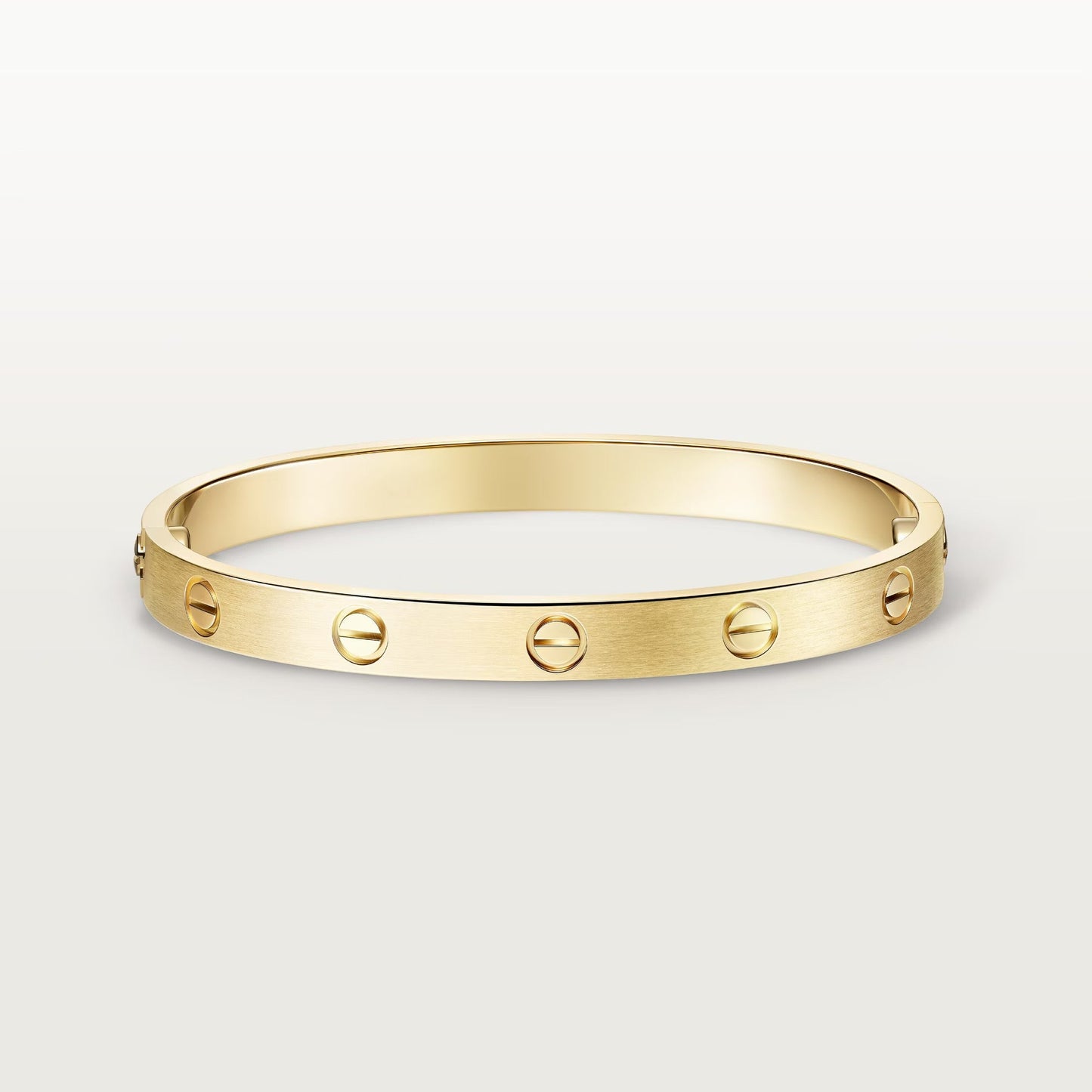 [AuraEcho]LOVE BRACELET 6.1MM BRUSHED