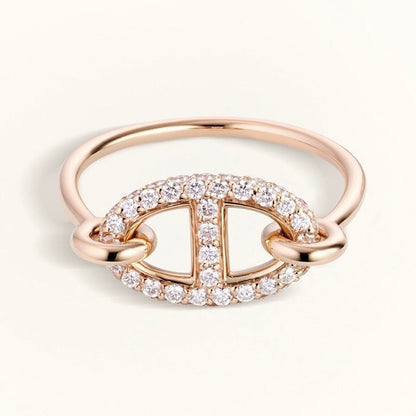 [AuraEcho]RONDE SMALL DIAMOND RING