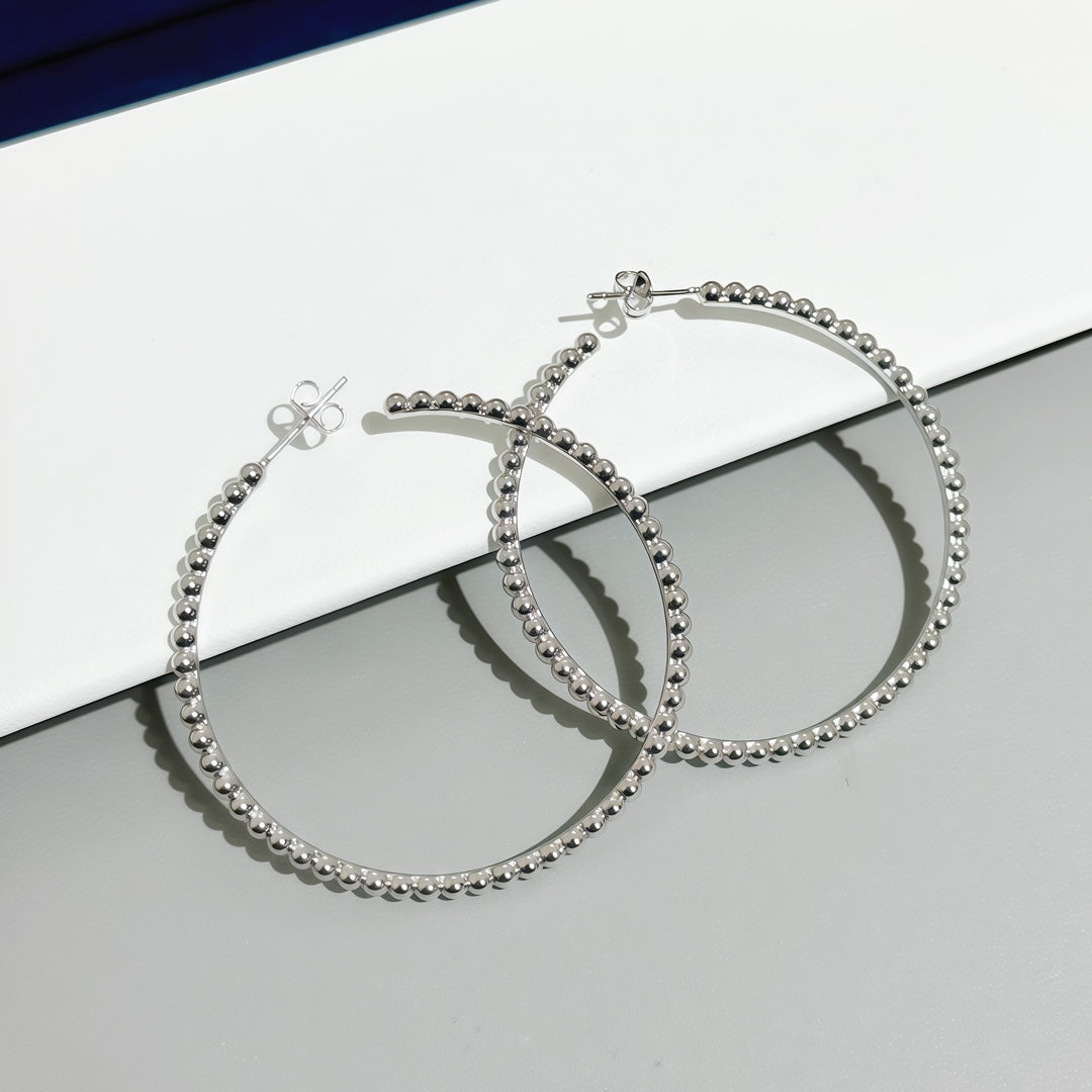 [AuraEcho] SMOOTH BEAD STUD EARRINGS
