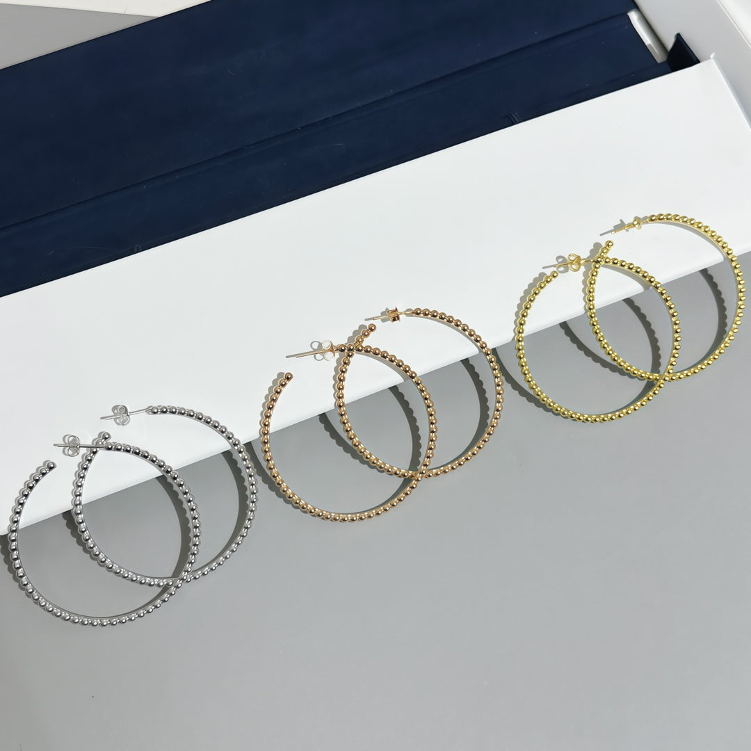 [AuraEcho] SMOOTH BEAD STUD EARRINGS