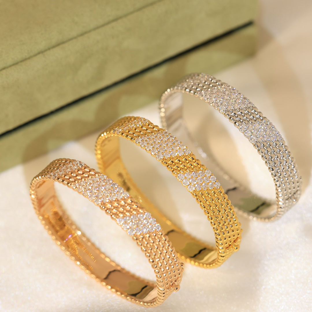 [AuraEcho]  FIVE-ROW DIAMOND BRACELET