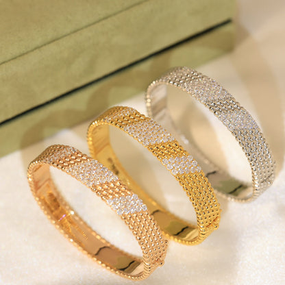 [AuraEcho]  FIVE-ROW DIAMOND BRACELET