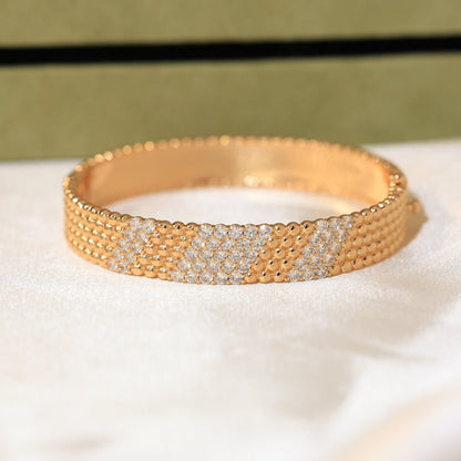 [AuraEcho]  FIVE-ROW DIAMOND BRACELET
