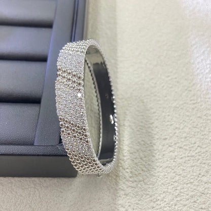 [AuraEcho]  FIVE-ROW DIAMOND BRACELET
