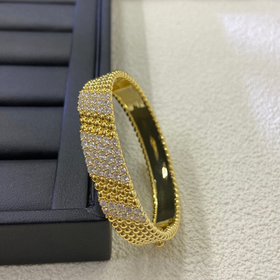 [AuraEcho]  FIVE-ROW DIAMOND BRACELET