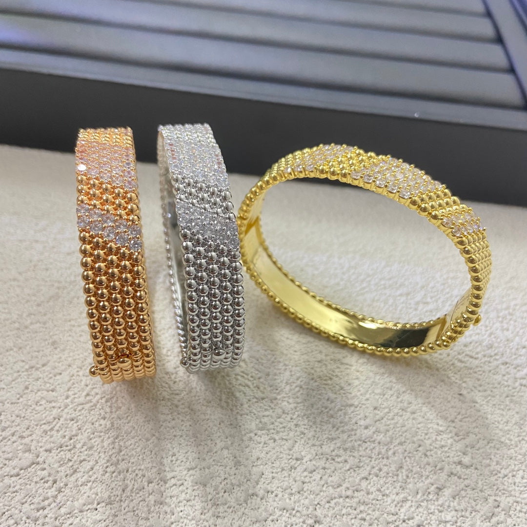 [AuraEcho]  FIVE-ROW DIAMOND BRACELET