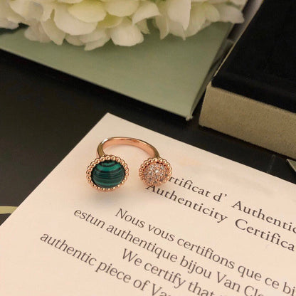 [AuraEcho]PERLEE COULEURS DIAMOND ROSE GOLD BETWEEN THE FINGER RING